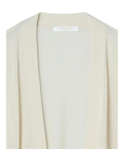 Green　Parks（グリーンパークス）の「接触冷感 ゆったりカーデ（カーディガン/ボレロ・レディース・ライトグレー/ブラック/グリーン/アイボリー・FREE）」の13枚目の写真