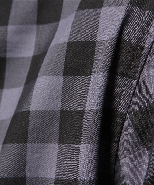 WHO'S WHO gallery（フーズフーギャラリー）の「【GIGGER】ブロックロングシャツ（シャツ/ブラウス・メンズ・グレー/オレンジ・MEDIUM/LARGE/FREE）」の13枚目の写真