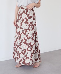 earth music&ecology | フラワープリントジャガードスカート(スカート)