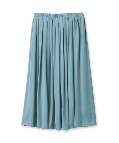 UNTITLED（アンタイトル）の「◆【セットでも単品でも】ドット柄 ミモレ丈スカート＜洗える／SETUP／ウエストゴム／通勤＞（スカート・レディース・ベージュ系その他4/ブルー系/ネイビー系・00/02/04/44/48）」の11枚目の写真