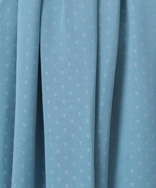 UNTITLED（アンタイトル）の「◆【セットでも単品でも】ドット柄 ミモレ丈スカート＜洗える／SETUP／ウエストゴム／通勤＞（スカート・レディース・ベージュ系その他4/ブルー系/ネイビー系・00/02/04/44/48）」の16枚目の写真