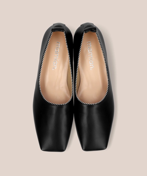 MAMIAN(マミアン)の「ステッチパイピング 甲深フラットパンプス(パンプス・レディース・ブラック/ベージュ/アイボリー・22.5cm/23.5cm/24.5cm/23.0cm/24.0cm/25.0cm)」の13枚目の写真