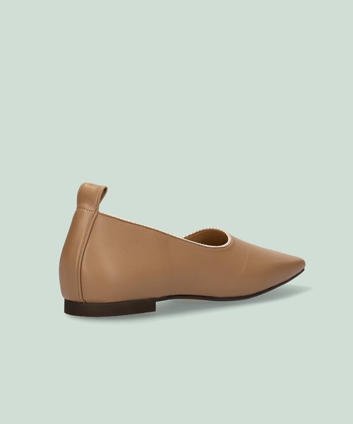 MAMIAN(マミアン)の「ステッチパイピング 甲深フラットパンプス(パンプス・レディース・ブラック/ベージュ/アイボリー・22.5cm/23.5cm/24.5cm/23.0cm/24.0cm/25.0cm)」の20枚目の写真