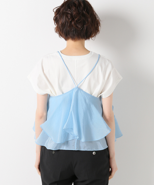 IENA(イエナ)の「【RACHEL COMEY/レイチェルコーミー】CLEARYラッフルトップス(シャツ/ブラウス・レディース・ネイビー・2)」の6枚目の写真