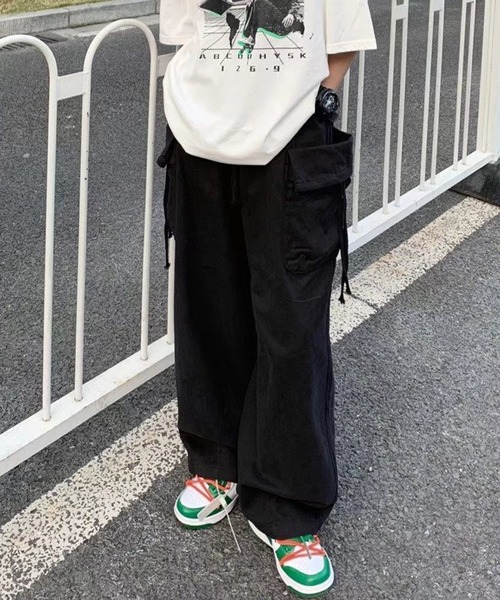 meJane（ミージェーン）の「ARMYカーゴビブパンツ（カーゴパンツ・レディース・ブラック/ベージュ/カーキ・S/M）」の9枚目の写真