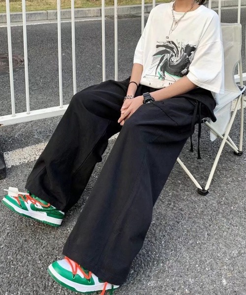 meJane（ミージェーン）の「ARMYカーゴビブパンツ（カーゴパンツ・レディース・ブラック/ベージュ/カーキ・S/M）」の11枚目の写真