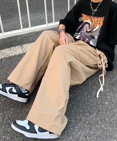 meJane（ミージェーン）の「ARMYカーゴビブパンツ（カーゴパンツ・レディース・ブラック/ベージュ/カーキ・S/M）」の20枚目の写真