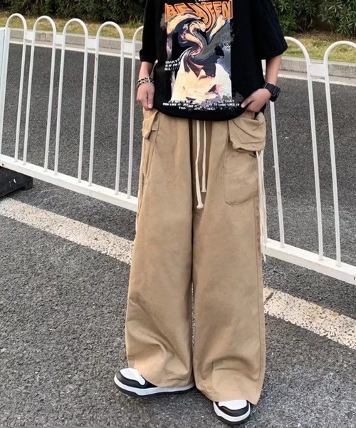 meJane（ミージェーン）の「ARMYカーゴビブパンツ（カーゴパンツ・レディース・ブラック/ベージュ/カーキ・S/M）」の19枚目の写真