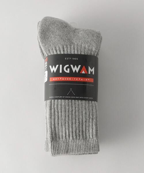 WIGWAM(ウィグワム)の「<WIGWAM> S60 CREW 3PAC SOCKS GRAY/ソックス(ソックス/靴下・メンズ・ライトグレー・M)」の5枚目の写真