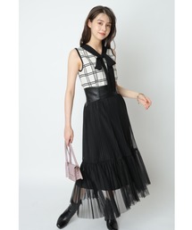 Rirandture - 新品タグ付 Rirandture ネックレス付Vニット ラズベリー 67568666b_b_01_215.jpg