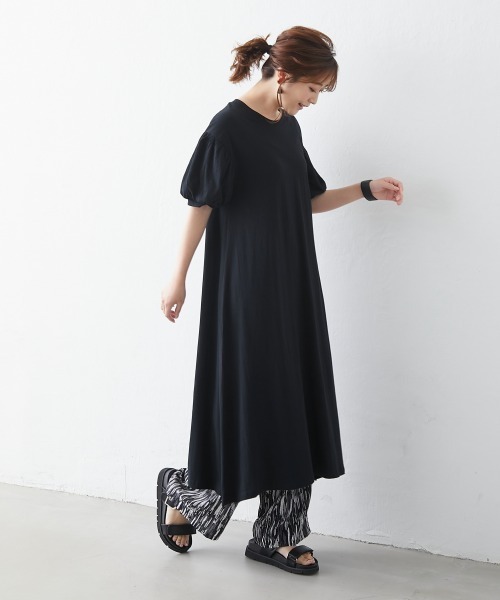 セール 大きいサイズ パフスリーブワンピース ワンピース Smile Land スマイルランド のファッション通販 Zozotown