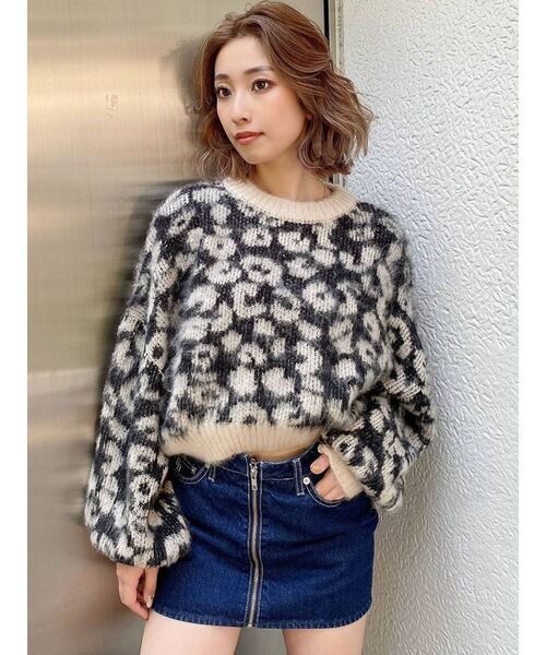 GYDA（ジェイダ）の「ハイウエスト ZIPデニム スカートライクショートパンツ（デニムスカート・レディース・ブラック/インディゴブルー・SMALL/MEDIUM）」の4枚目の写真