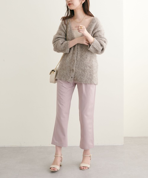 natural couture(ナチュラルクチュール)の「2022AWアイテム/セットアップ着用可/きれいめポリエステルレーヨンパンツ(その他パンツ・レディース・ピンク/ベージュ/オレンジ/サックスブルー/ネイビー・FREE)」の21枚目の写真