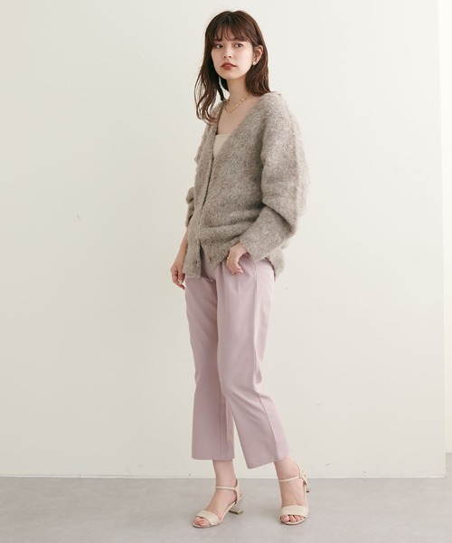 natural couture(ナチュラルクチュール)の「2022AWアイテム/セットアップ着用可/きれいめポリエステルレーヨンパンツ(その他パンツ・レディース・ピンク/ベージュ/オレンジ/サックスブルー/ネイビー・FREE)」の22枚目の写真