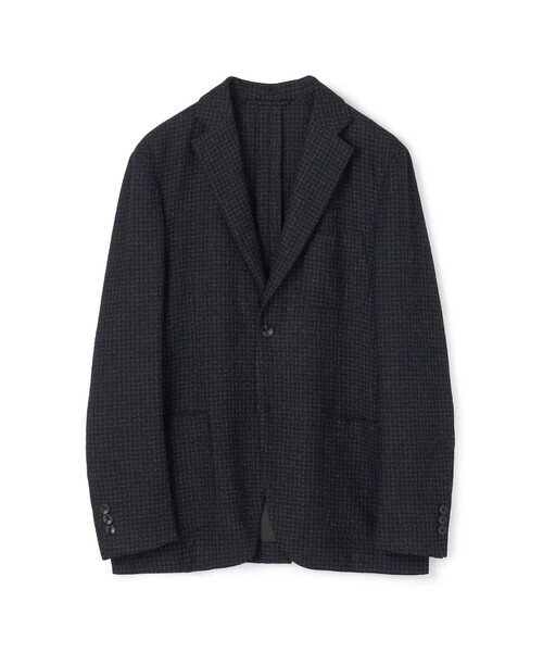 TOMORROWLAND （トゥモローランド）の「リングツイード シングルブレステッド2Bジャケット Angelico（テーラードジャケット・メンズ・ブラック系その他/グレー系その他2/ブラウン系その他2/ブルー系その他4・44/46/48/42/50/52）」の4枚目の写真