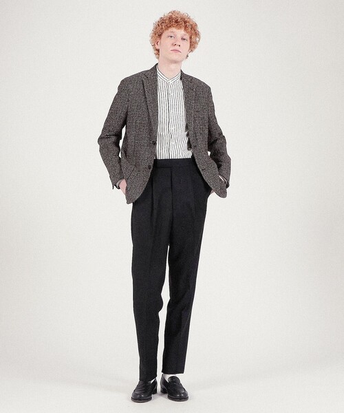 TOMORROWLAND （トゥモローランド）の「リングツイード シングルブレステッド2Bジャケット Angelico（テーラードジャケット・メンズ・ブラック系その他/グレー系その他2/ブラウン系その他2/ブルー系その他4・44/46/48/42/50/52）」の7枚目の写真