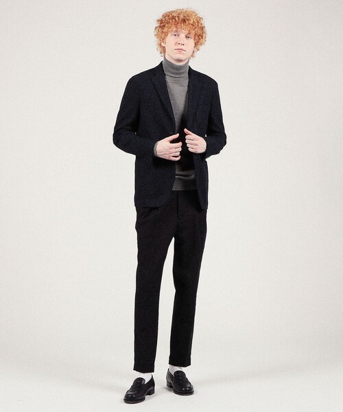 TOMORROWLAND （トゥモローランド）の「リングツイード シングルブレステッド2Bジャケット Angelico（テーラードジャケット・メンズ・ブラック系その他/グレー系その他2/ブラウン系その他2/ブルー系その他4・44/46/48/42/50/52）」の9枚目の写真