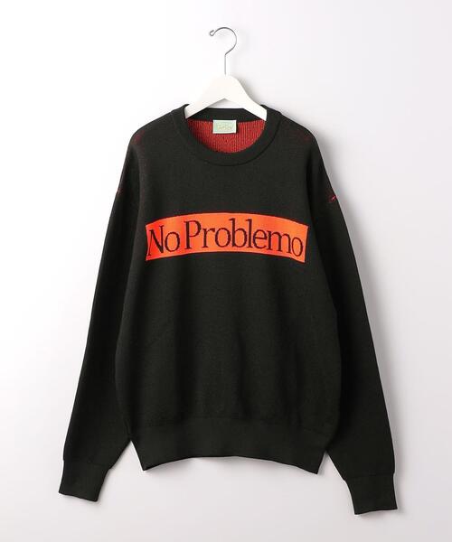 ARIES(アリーズ)の「<ARIES> PROBLEMO KNIT/ニット(ニット/セーター・メンズ・ブラック・M/L)」の1枚目の写真