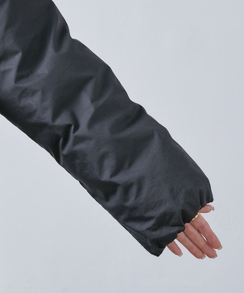 フレンチダックダウンノーカラーコート（ダウンジャケット/コート