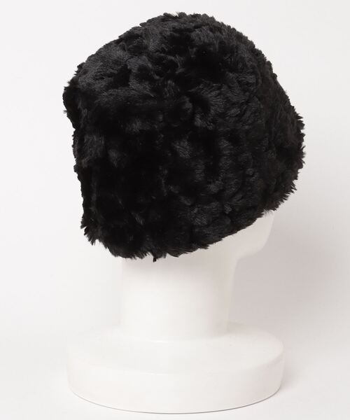 Auntie Rosa(アンティローザ)の「シンプルファーハット(ハット・レディース・ホワイト/ブラック/ベージュ・FREE)」の6枚目の写真