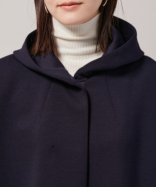 ROPE'(ロペ)の「【一部直営店舗・WEB限定】ダンボールパーカーハーフコート(パーカー・レディース・ベージュ/ネイビー/オフホワイト/ピンク/ラベンダー・38/36)」の22枚目の写真