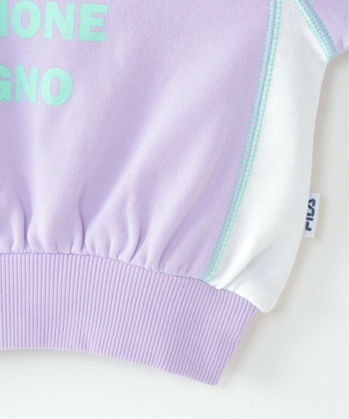 FILA（フィラ）の「FILA フィラ ゆるシルエットトレーナー（130~160cm）（スウェット・キッズ・シルバーグレー/ライトパープル・130/150/160/140）」の8枚目の写真