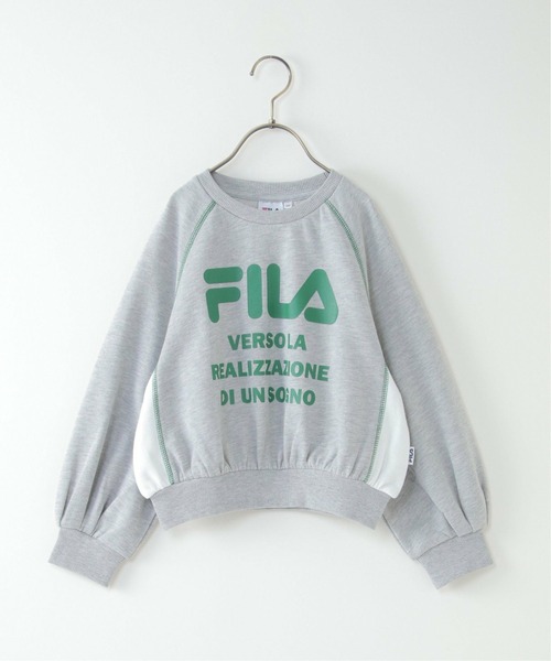 FILA（フィラ）の「FILA フィラ ゆるシルエットトレーナー（130~160cm）（スウェット・キッズ・シルバーグレー/ライトパープル・130/150/160/140）」の14枚目の写真