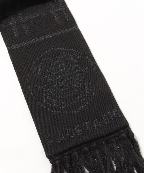 FACETASM（ファセッタズム）の「FACETASM/ファセッタズム EMBLEM SOCCER MUFFLER マフラー（マフラー・メンズ・ライトグレー/ブラック/チャコール・ONE SIZE）」の5枚目の写真