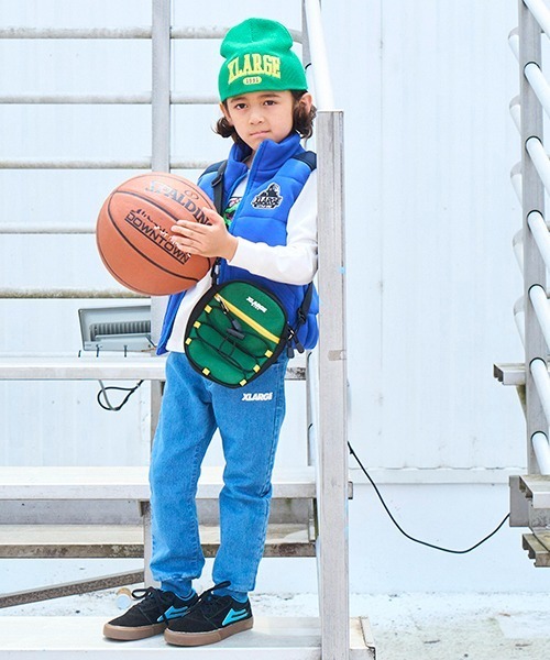 XLARGE KIDS（エクストララージキッズ）の「【WEB限定】配色ショルダーバック（ショルダーバッグ・キッズ・イエロー/レッド/グリーン・FREE）」の11枚目の写真