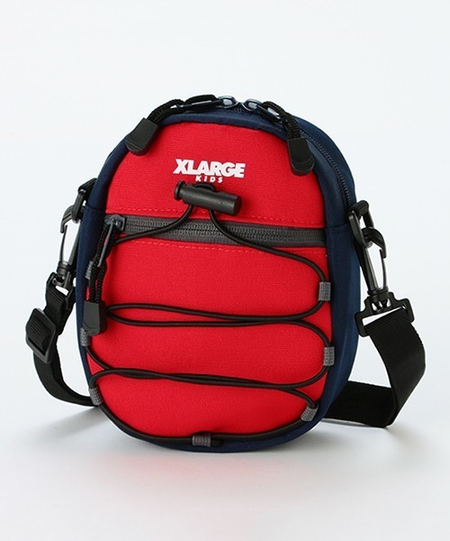 XLARGE KIDS（エクストララージキッズ）の「【WEB限定】配色ショルダーバック（ショルダーバッグ・キッズ・イエロー/レッド/グリーン・FREE）」の4枚目の写真