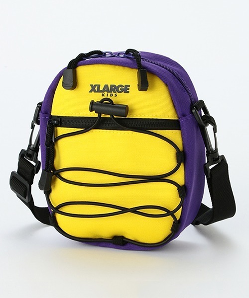 XLARGE KIDS（エクストララージキッズ）の「【WEB限定】配色ショルダーバック（ショルダーバッグ・キッズ・イエロー/レッド/グリーン・FREE）」の5枚目の写真