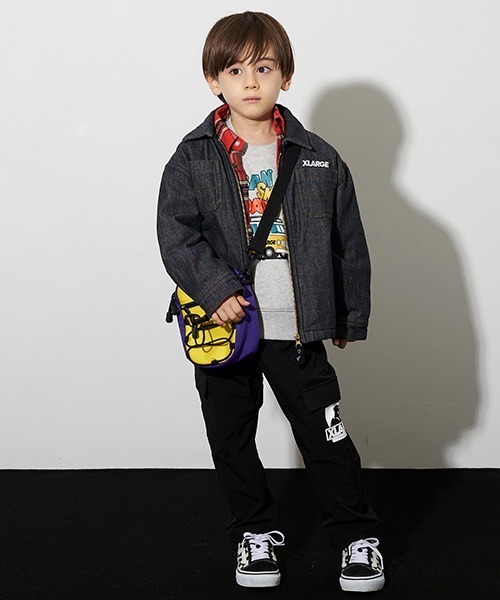 XLARGE KIDS（エクストララージキッズ）の「【WEB限定】配色ショルダーバック（ショルダーバッグ・キッズ・イエロー/レッド/グリーン・FREE）」の7枚目の写真