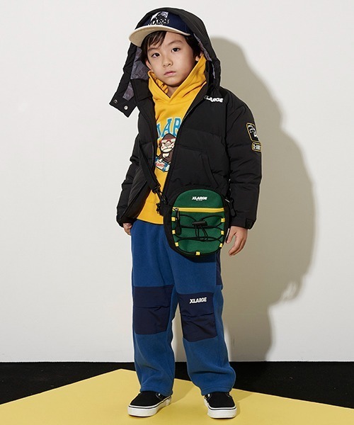 XLARGE KIDS（エクストララージキッズ）の「【WEB限定】配色ショルダーバック（ショルダーバッグ・キッズ・イエロー/レッド/グリーン・FREE）」の6枚目の写真