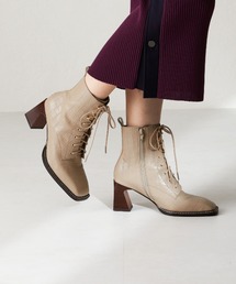 NICAL（ニカル）の「【本革】【NICAL】レースアップ変形ヒールブーツ/24411（ブーツ）」