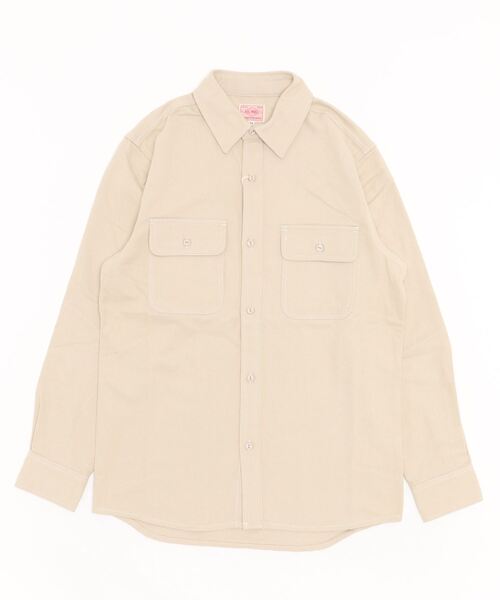 BIG MIKE(ビッグマイク)の「BIG MIKE ヘビーフランネルシャツ 102235204/102235205(シャツ/ブラウス・メンズ・ブラック/ベージュ・XL/L/M)」の11枚目の写真