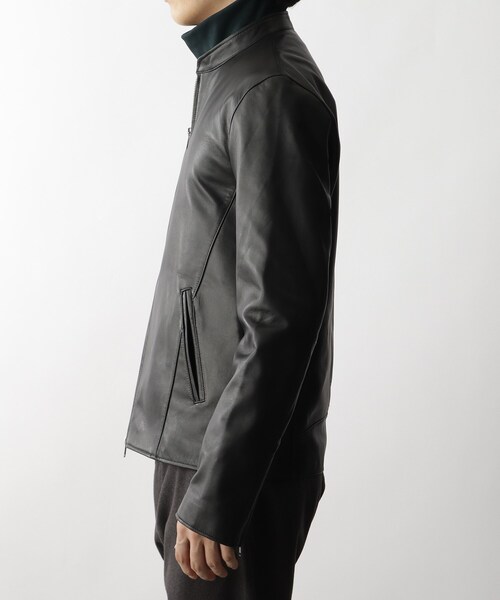 THE SHOP TK (ザ ショップ ティーケー )の「◆【シープレザー】シングルライダース(ライダースジャケット・メンズ・ダークブラウン/ブラック・02/03/04)」の4枚目の写真