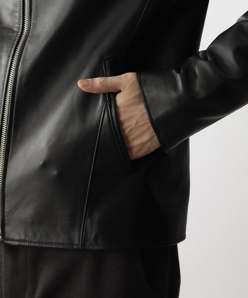 THE SHOP TK (ザ ショップ ティーケー )の「◆【シープレザー】シングルライダース(ライダースジャケット・メンズ・ダークブラウン/ブラック・02/03/04)」の7枚目の写真