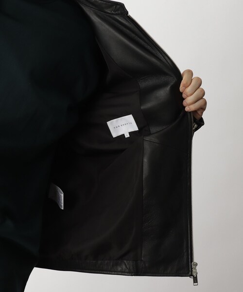 THE SHOP TK (ザ ショップ ティーケー )の「◆【シープレザー】シングルライダース(ライダースジャケット・メンズ・ダークブラウン/ブラック・02/03/04)」の8枚目の写真