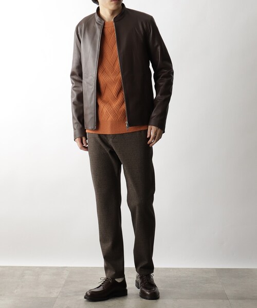 THE SHOP TK (ザ ショップ ティーケー )の「◆【シープレザー】シングルライダース(ライダースジャケット・メンズ・ダークブラウン/ブラック・02/03/04)」の11枚目の写真