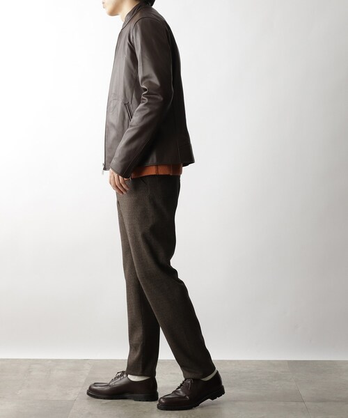 THE SHOP TK (ザ ショップ ティーケー )の「◆【シープレザー】シングルライダース(ライダースジャケット・メンズ・ダークブラウン/ブラック・02/03/04)」の12枚目の写真