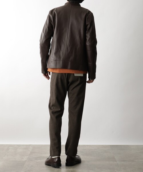 THE SHOP TK (ザ ショップ ティーケー )の「◆【シープレザー】シングルライダース(ライダースジャケット・メンズ・ダークブラウン/ブラック・02/03/04)」の13枚目の写真
