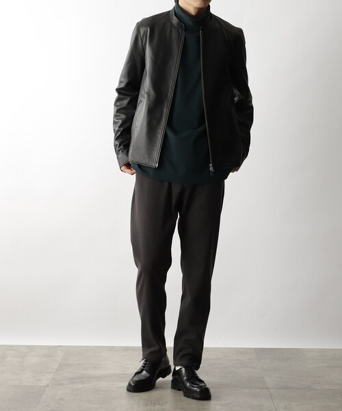 THE SHOP TK (ザ ショップ ティーケー )の「◆【シープレザー】シングルライダース(ライダースジャケット・メンズ・ダークブラウン/ブラック・02/03/04)」の17枚目の写真