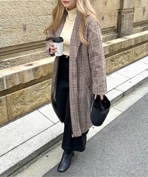 prose verse | グレンチェックチェスターコート(チェスターコート)