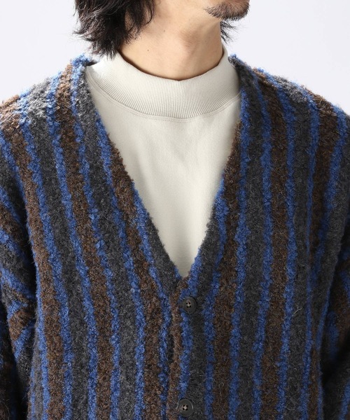 niko and...（ニコアンド）の「ブークレアソートニットVネックカーディガン（Tシャツ/カットソー・メンズ・ベージュ/チャコール/グリーン・MEDIUM/LARGE）」の20枚目の写真