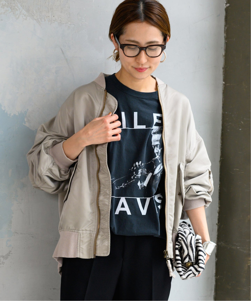 FRAMeWORK（フレームワーク）の「≪追加≫【一部店舗・WEB限定】ナイロンツイルMA-1（MA-1・レディース・ライトグレー/オリーブ/ブラウン系その他・38/36）」の10枚目の写真