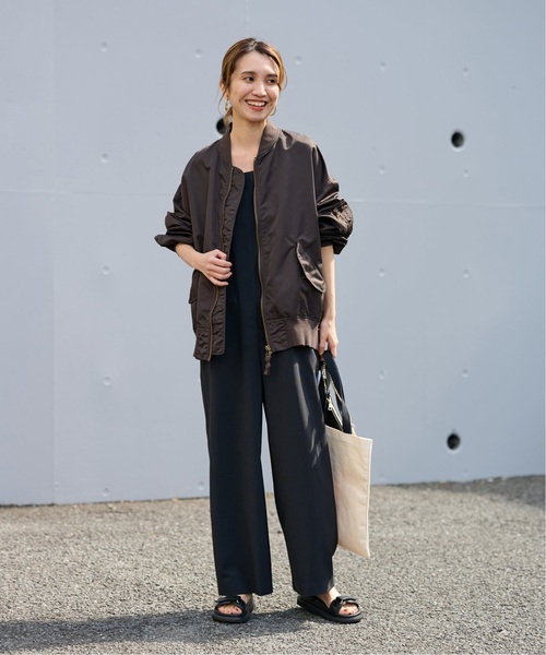 FRAMeWORK（フレームワーク）の「≪追加≫【一部店舗・WEB限定】ナイロンツイルMA-1（MA-1・レディース・ライトグレー/オリーブ/ブラウン系その他・38/36）」の11枚目の写真