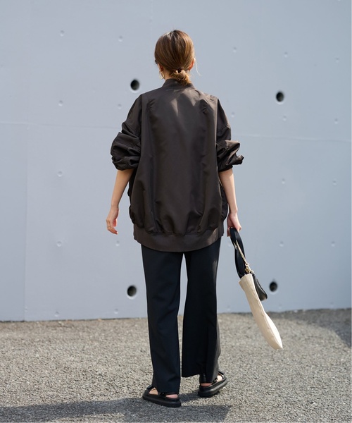 FRAMeWORK（フレームワーク）の「≪追加≫【一部店舗・WEB限定】ナイロンツイルMA-1（MA-1・レディース・ライトグレー/オリーブ/ブラウン系その他・38/36）」の14枚目の写真