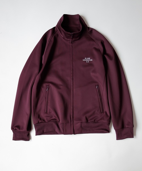 NUMBER (N)INE（ナンバーナイン）の「NUMBER (N)INE/ナンバーナイン JERSEY BLOUSON/シリコンプリント ジャージ トラックブルゾン（ブルゾン・メンズ・バーガンディー/ブラック/ダークネイビー・2/3/4）」の3枚目の写真