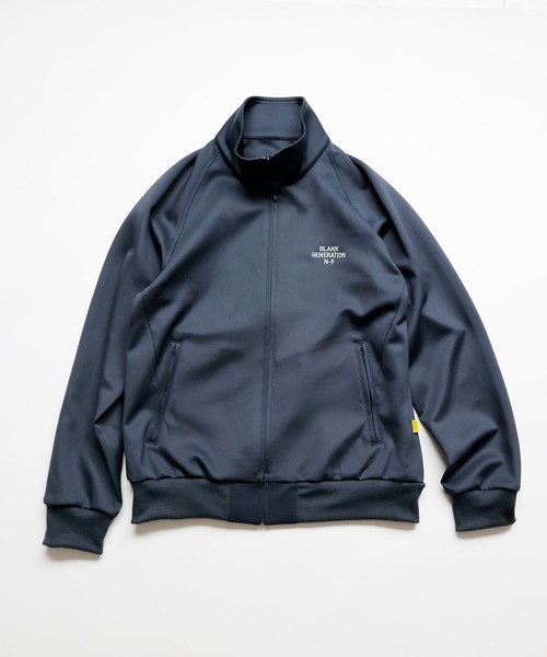 NUMBER (N)INE（ナンバーナイン）の「NUMBER (N)INE/ナンバーナイン JERSEY BLOUSON/シリコンプリント ジャージ トラックブルゾン（ブルゾン・メンズ・バーガンディー/ブラック/ダークネイビー・2/3/4）」の2枚目の写真