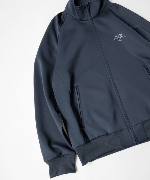 NUMBER (N)INE（ナンバーナイン）の「NUMBER (N)INE/ナンバーナイン JERSEY BLOUSON/シリコンプリント ジャージ トラックブルゾン（ブルゾン・メンズ・バーガンディー/ブラック/ダークネイビー・2/3/4）」の8枚目の写真